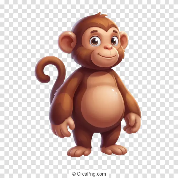 Friendly Monkey Character