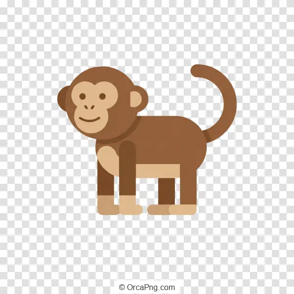 Happy Cartoon Monkey