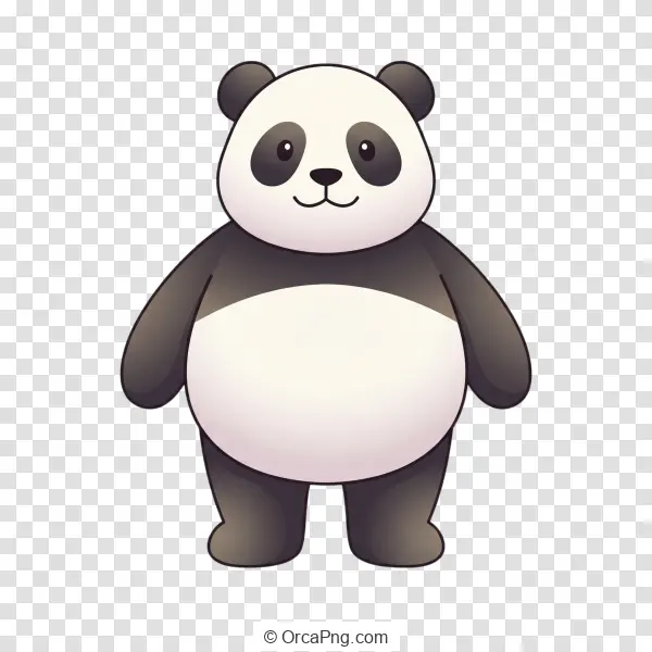 Adorable Cartoon Panda