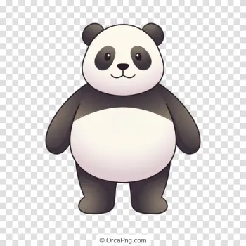 Adorable Cartoon Panda