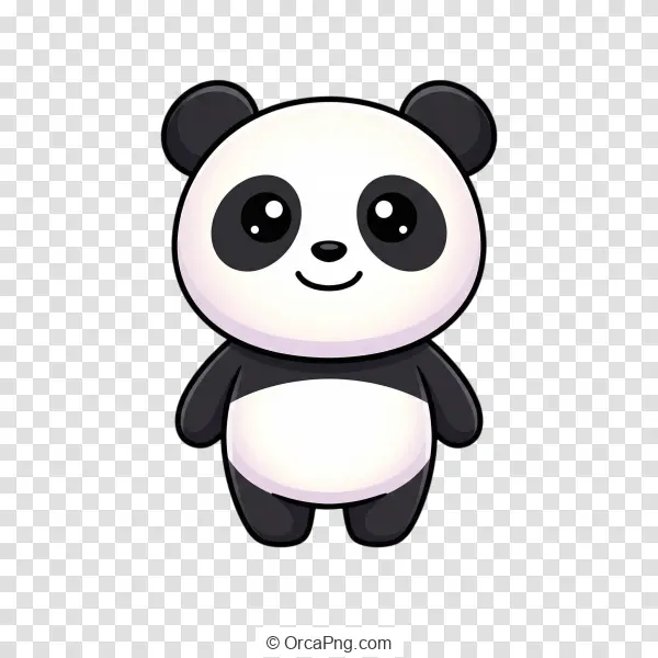 Charming Cartoon Panda