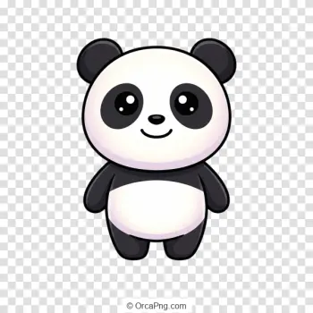 Charming Cartoon Panda