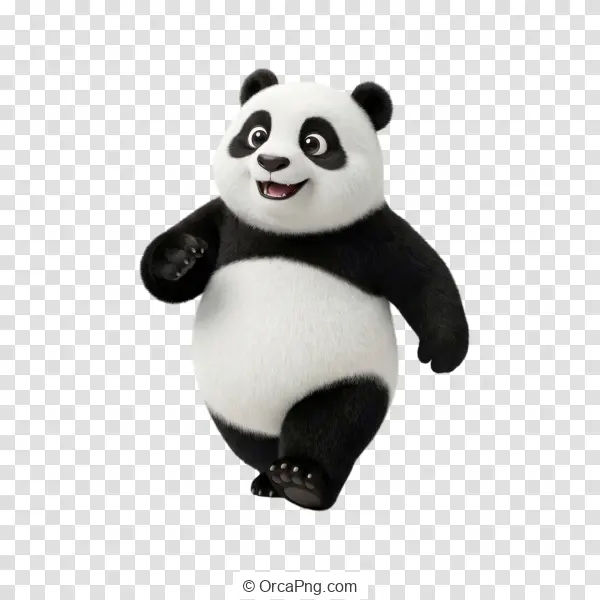 Playful Panda Character