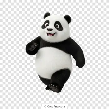 Playful Panda Character