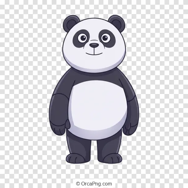 Friendly Cartoon Panda
