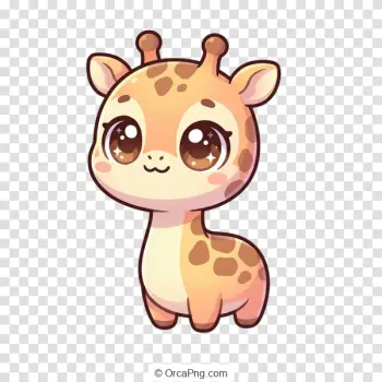 Sparkle-Eyed Chibi Giraffe