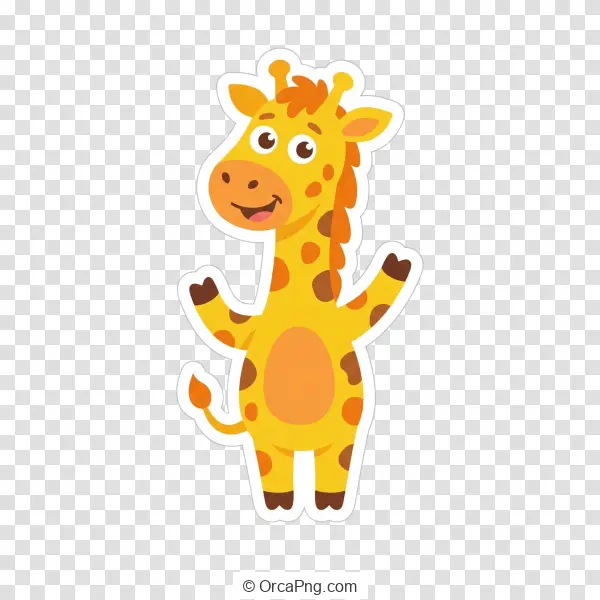 Smiling Safari Giraffe