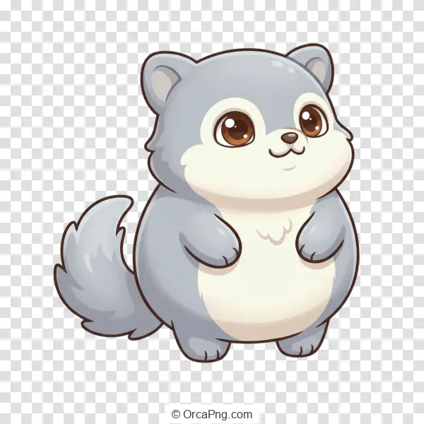 Chubby Chibi Gray Creature