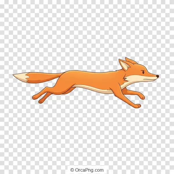 Agile Cartoon Fox