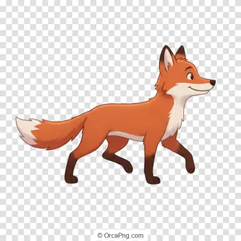 Cheerful Cartoon Fox Trot
