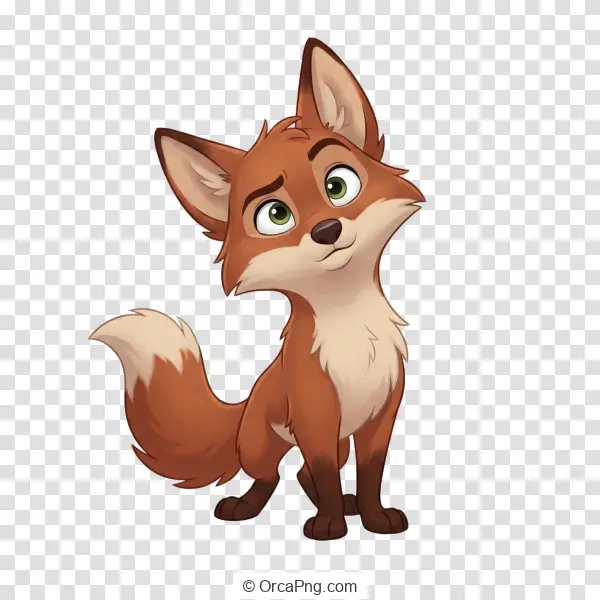 Curious Forest Fox Character