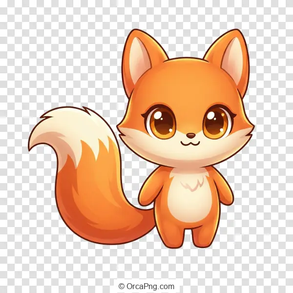 Charming Chibi Orange Fox
