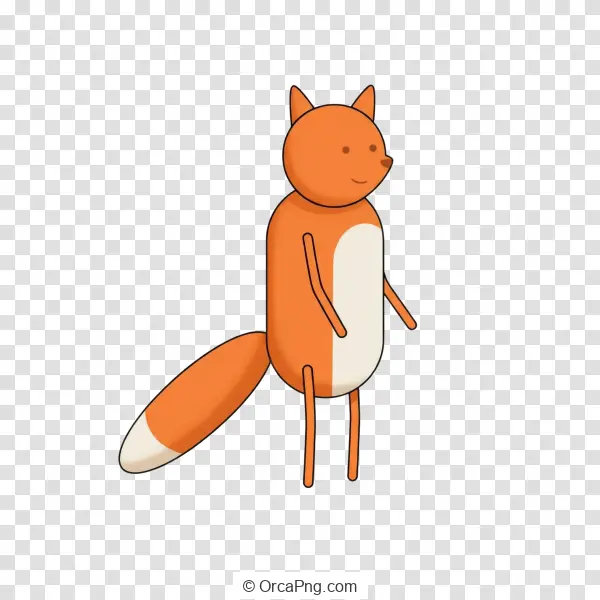 Charming Minimalist Fox Illustration