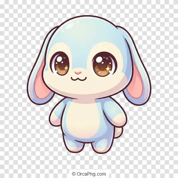 Sparkle-Eyed Chibi Bunny