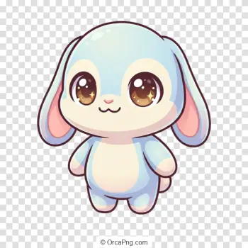 Sparkle-Eyed Chibi Bunny