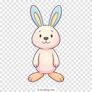 Friendly Standing Bunny Illustration