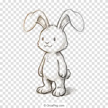 Charming Sketch Bunny