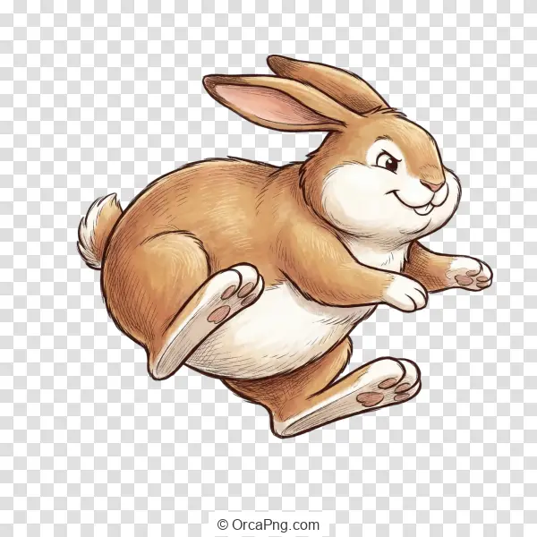 Happy Leaping Bunny