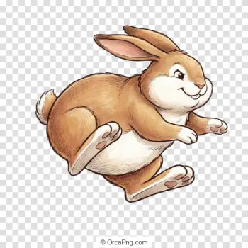 Happy Leaping Bunny