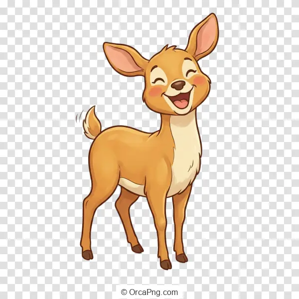 Gleeful Fawn Illustration