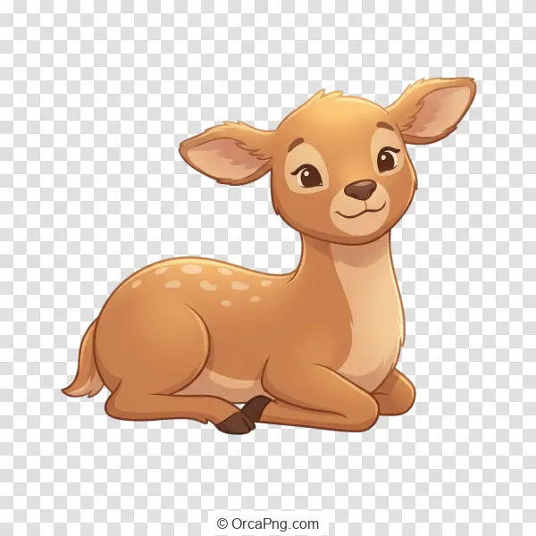 Adorable Spotted Fawn Resting