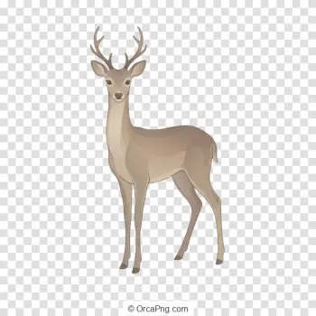 Graceful Forest Deer Illustration
