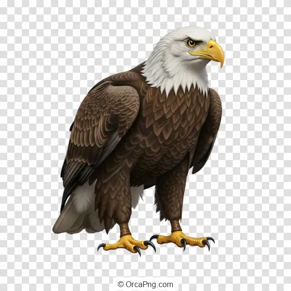 Regal Stance of a Bald Eagle