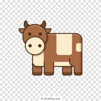 Cute Cartoon Cow