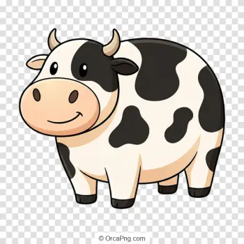 Friendly Holstein Cartoon