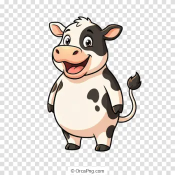 Friendly Spotted Calf