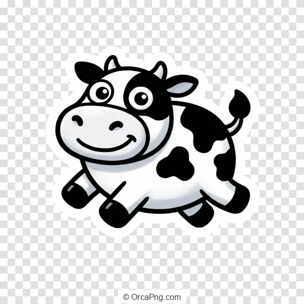 Bubbly Black and White Calf