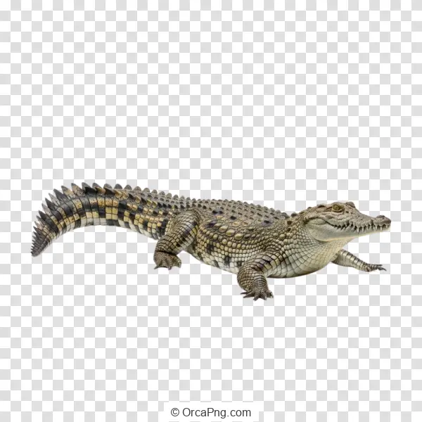 Terrestrial Crocodile Portrait