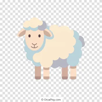 Cute Cartoon Sheep
